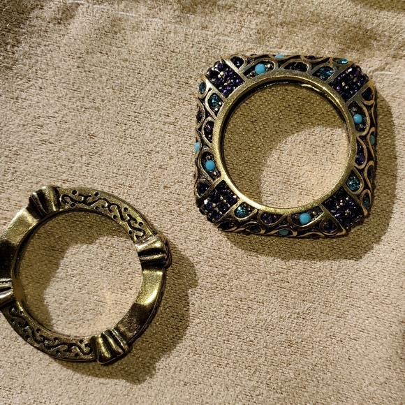 UNIQUE HEIDI DAUS SET OF RINGS**DISCOUNTED SHIPPING** - Picture 3 of 6